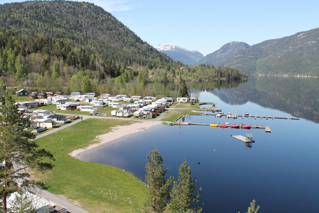 Garvikstrondi Camping Seljord Exterior foto